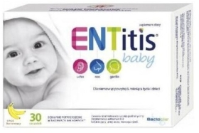 ENTitis Baby smak bananowy 30 saszetek