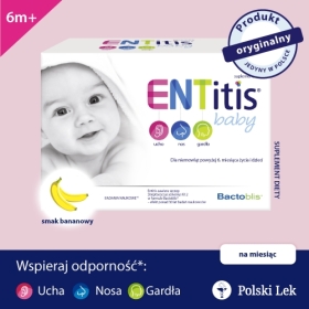 ENTitis Baby smak bananowy 30 saszetek