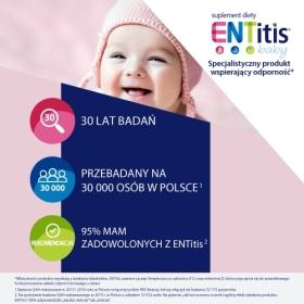 ENTitis Baby smak bananowy 30 saszetek