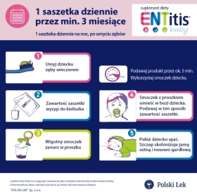 ENTitis Baby smak bananowy 30 saszetek