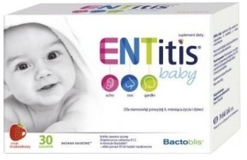 ENTitis Baby smak truskawkowy 30 saszetek