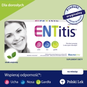 ENTitis smak miętowy 30 pastylek