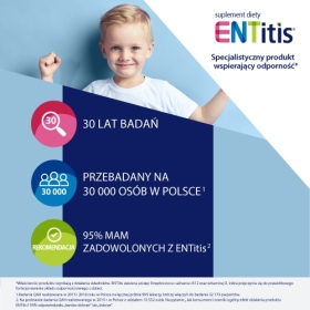 ENTitis smak truskawkowy 30 pastylek