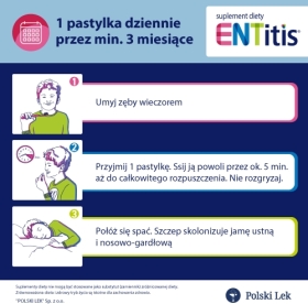 ENTitis smak truskawkowy 30 pastylek
