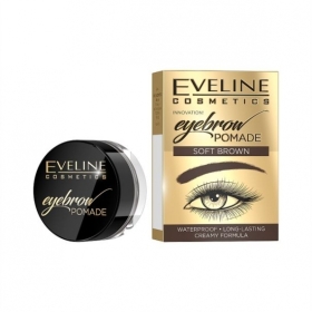 EVELINE EYEBROW POMADE Soft Brown 1 sztuka