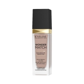 EVELINE WONDER MATCH Podkład do twarzy 45 honey 30 ml