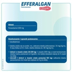Efferalgan 300 mg 10 czopków