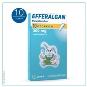 Efferalgan 300 mg 10 czopków