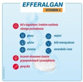 Efferalgan Vitamin C 20 tabletek musujących