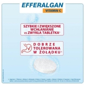 Efferalgan Vitamin C 20 tabletek musujących