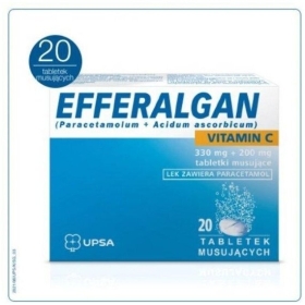 Efferalgan Vitamin C 20 tabletek musujących