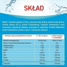 Elektrolity smak pomarańczowy 7 saszetek