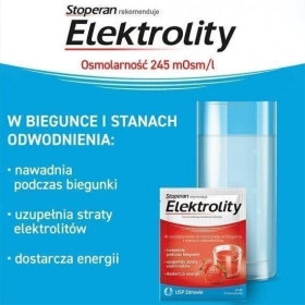 Elektrolity smak truskawkowy 7 saszetek