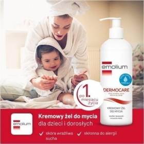 Emolium DERMOCARE Kremowy żel do mycia 400 ml