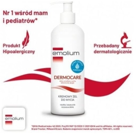 Emolium DERMOCARE Kremowy żel do mycia 400 ml