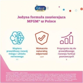 Enfamil Premium MFGM 2 Mleko następne dla niemowląt 1200 g
