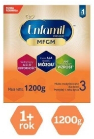 Enfamil Premium MFGM 3 Mleko modyfikowane dla dzieci 1200 g