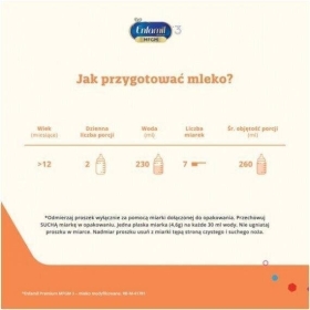 Enfamil Premium MFGM 3 Mleko modyfikowane dla dzieci 800 g