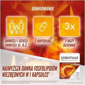 Essentiale Max 30 kapsułek