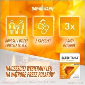 Essentiale forte 0,3 g 50 kapsułek
