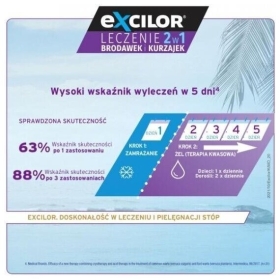 Excilor 2w1 Leczenie Brodawek i Kurzajek