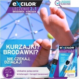 Excilor 2w1 Leczenie Brodawek i Kurzajek