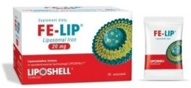FE-LIP Liposomal Iron 20 mg żel doustny 30 saszetek