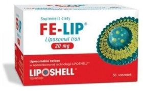 FE-LIP Liposomal Iron 20 mg żel doustny 30 saszetek