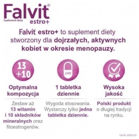 Falvit Estro+ 60 tabletek