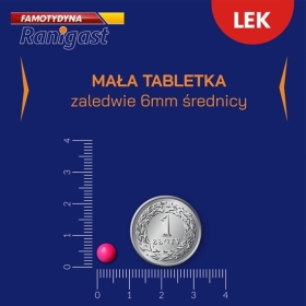 Famotydyna Ranigast 0,02g 30 tabletek powlekanych