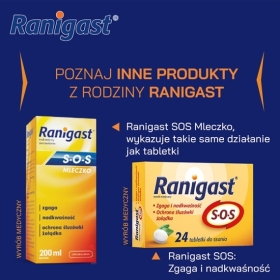 Famotydyna Ranigast 0,02g 30 tabletek powlekanych