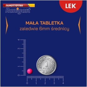 Famotydyna Ranigast 20 mg 20 tabletek powlekanych