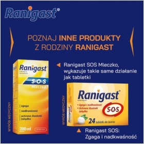 Famotydyna Ranigast 20 mg 20 tabletek powlekanych