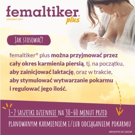 Femaltiker plus smak czekoladowy 12 saszetek