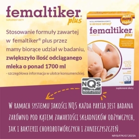 Femaltiker plus smak karmelowy 12 saszetek