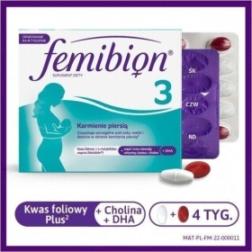 Femibion 3 karmienie piersią DHA 28 tabl + 28 kaps