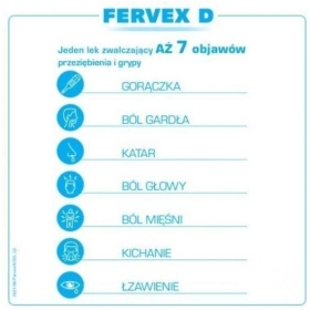 Fervex D 8 saszetek