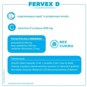Fervex D 8 saszetek