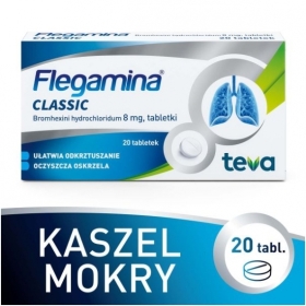 Flegamina 8 mg 20 tabletek
