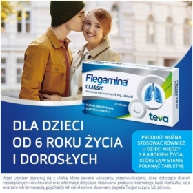 Flegamina 8 mg 20 tabletek