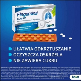 Flegamina 8 mg 40 tabletek
