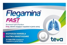 Flegamina Fast 20 tabletek
