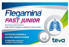 Flegamina Fast Junior 20 tabletek