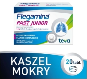 Flegamina Fast Junior 20 tabletek