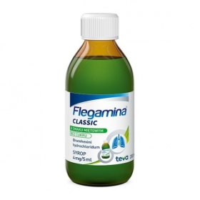 Flegamina o smaku miętowym bez cukru 200 ml