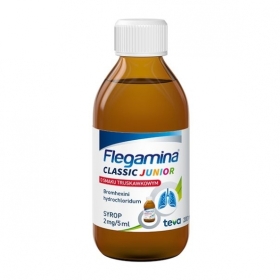 Flegamina o smaku truskawkowym syrop 200 ml