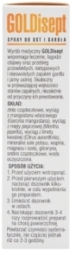 GOLDisept spray do ust i gardła 25 ml