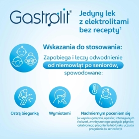 Gastrolit proszek do sporządzania roztworu 14 saszetek po 4,15g