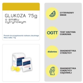 Glukoza o smaku cytrynowym DIATHER 75g