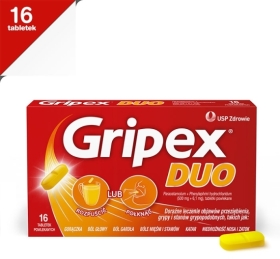 Gripex Duo 16 tabletek powlekanych